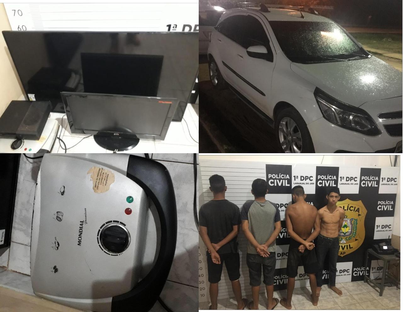 POLÍCIA CIVIL RECUPERA OBJETOS FURTADOS EM LARANJAL DO JARI 